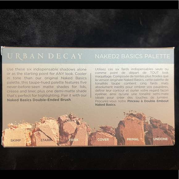 Urban Decay Naked 2 Basics Eyeshadow Palette! New In Box! Taupe Hued Matte Eyes! - Picture 4 of 5
